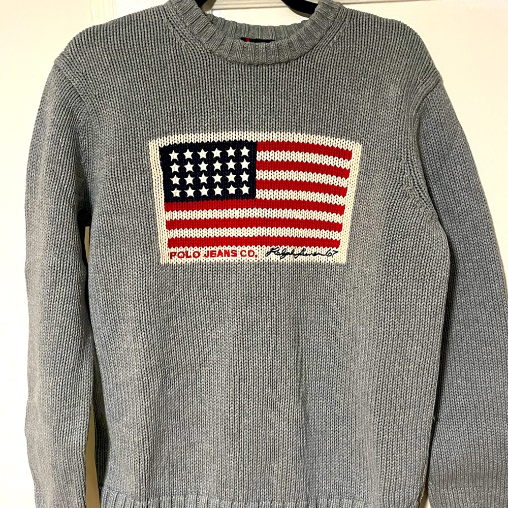Polo Ralph Lauren American Flag Sweater